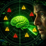 Looking at a radar full of unknown objects of stress, fear, anxiety causes more worry if you don't recognise them