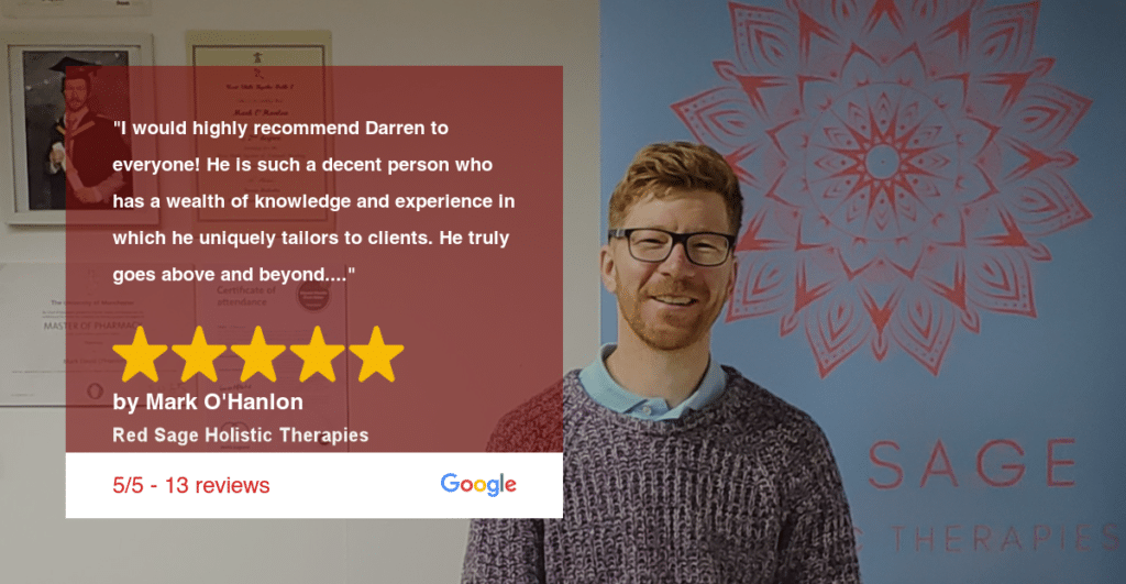 Red Sage Solution Focused Hypnotherapy Mark's review of me